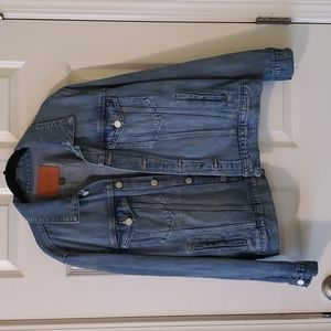 Lucky Brand Tomboy Trucker Denim Jacket XL